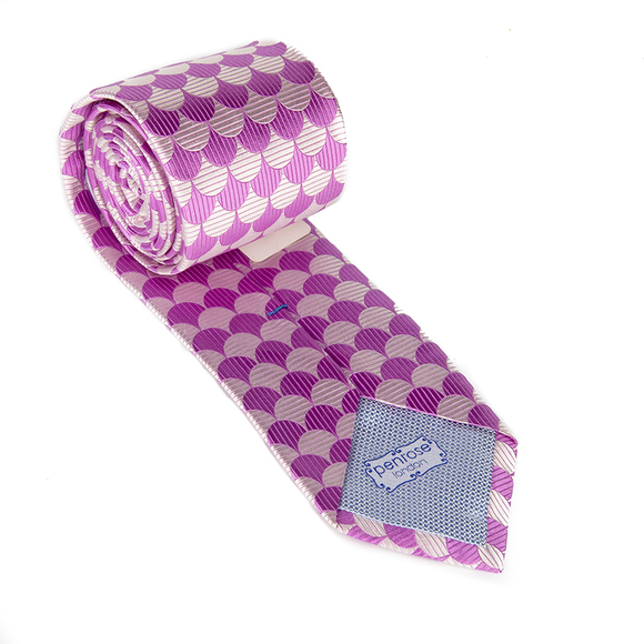 PENROSE LIGHT PINK, PINK PAISLEY TIE | MENS - Picture 3 of 4